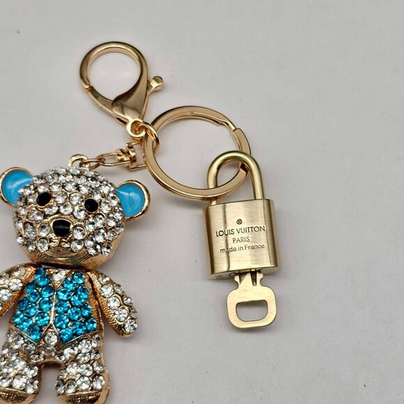 Authentic Louis Vuitton Lock & Key with unbranded Bagcharm, Keycharm, Keychain - Picture 8 of 9